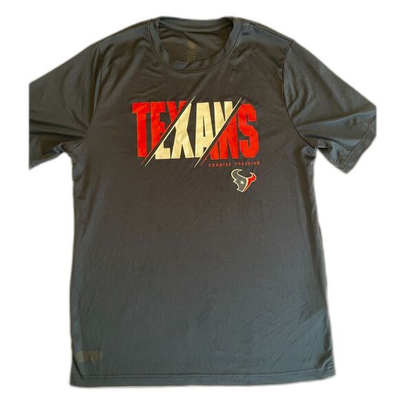Men's Texans Combine Training Navy Blue T-Shirt Team Apparel Tee SIZE M - Picture 1 of 5